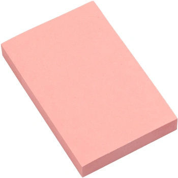 Блок самоклеящийся бумажный Silwerhof Daily 51x76мм 100лист. 75г/м2 пастель розовый