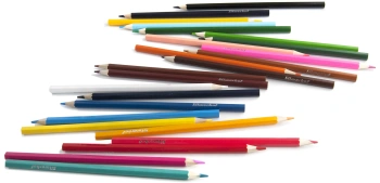 Карандаши цв. Silwerhof Eco 2.65мм шестигран. дерево ассорти 24цв. коробка/европод.