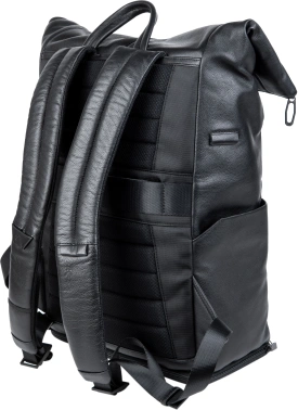 Рюкзак мужской Piquadro Russel CA6768W137/N роллтоп черный кожа