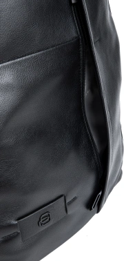 Рюкзак мужской Piquadro Russel CA6768W137/N роллтоп черный кожа