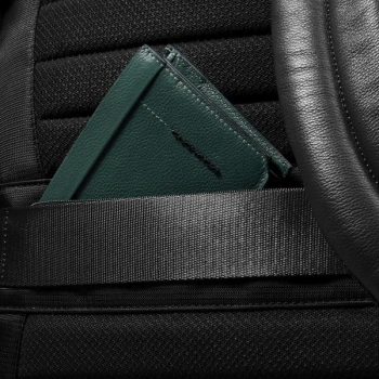 Рюкзак мужской Piquadro Russel CA6768W137/N роллтоп черный кожа