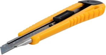 Нож канцелярский Silwerhof Daily шир.лез.18мм фиксатор усиленный пластик ассорти блистер