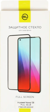 Защитное стекло для экрана Redline черный для Huawei nova 13i 2.5D 1шт. (УТ000040872)