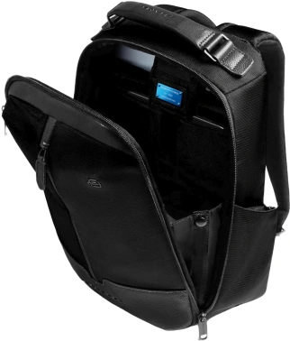 Рюкзак мужской Piquadro Marcel CA6822W138/N черный кожа/ткань