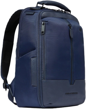 Рюкзак мужской Piquadro Marcel CA6823W138/BLU синий ткань/натур.кожа