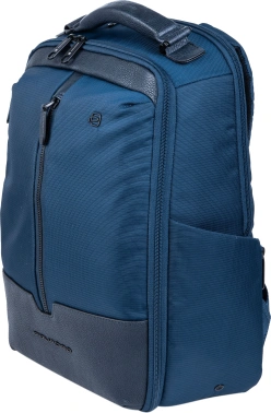 Рюкзак мужской Piquadro Marcel CA6823W138/BLU синий ткань/натур.кожа