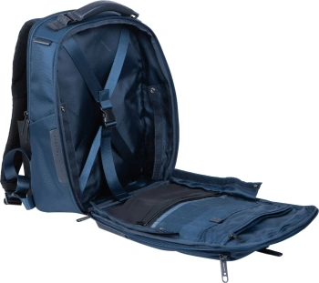 Рюкзак мужской Piquadro Marcel CA6823W138/BLU синий ткань/натур.кожа