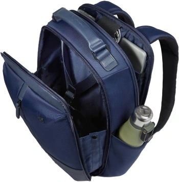 Рюкзак мужской Piquadro Marcel CA6823W138/BLU синий ткань/натур.кожа