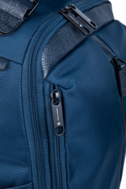 Рюкзак мужской Piquadro Marcel CA6823W138/BLU синий ткань/натур.кожа