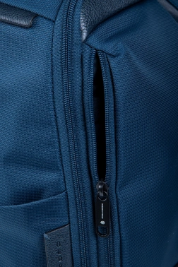 Рюкзак мужской Piquadro Marcel CA6823W138/BLU синий ткань/натур.кожа