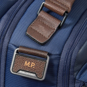 Рюкзак мужской Piquadro Marcel CA6823W138/BLUTM синий/коричневый ткань/натур.кожа