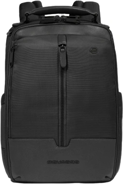 Рюкзак мужской Piquadro Marcel CA6823W138/N черный ткань/натур.кожа