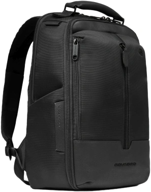 Рюкзак мужской Piquadro Marcel CA6823W138/N черный ткань/натур.кожа