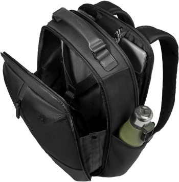 Рюкзак мужской Piquadro Marcel CA6823W138/N черный ткань/натур.кожа