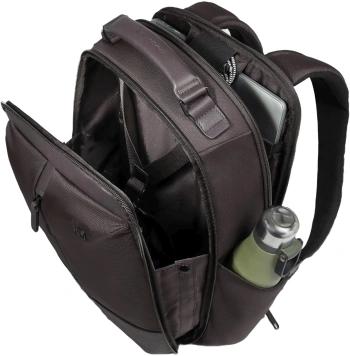 Рюкзак мужской Piquadro Marcel CA6823W138/TM коричневый ткань/натур.кожа