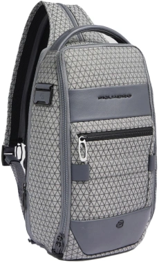 Рюкзак слинг мужской Piquadro Hex CA6826W139/GR серый полиэстер
