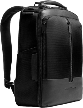 Рюкзак мужской Piquadro Marcel CA6849W138/N черный ткань/натур.кожа