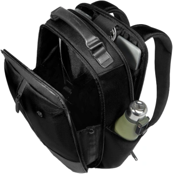 Рюкзак мужской Piquadro Marcel CA6849W138/N черный ткань/натур.кожа