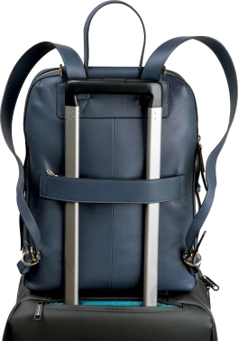 Рюкзак женский Piquadro Circle CA4576W92/BLU4 синий кожа