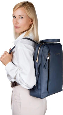 Рюкзак женский Piquadro Circle CA4576W92/BLU4 синий кожа