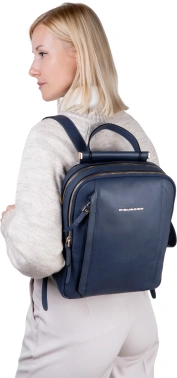 Рюкзак женский Piquadro Circle CA5566W92/BLU4 синий кожа