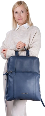 Рюкзак женский Piquadro Circle CA6216W92/BLU4 синий кожа