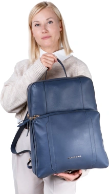 Рюкзак женский Piquadro Circle CA6216W92/BLU4 синий кожа