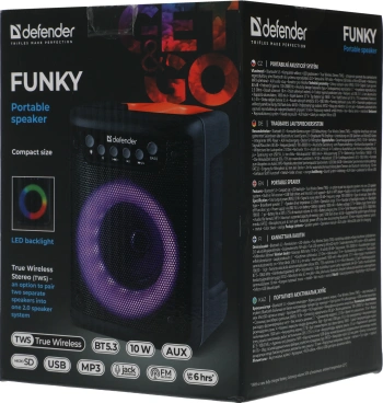 Колонка порт. Defender Funky