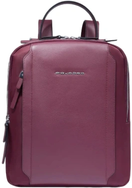 Рюкзак женский Piquadro Lyra CA5566W92T/BO бургунди ткань/натур.кожа