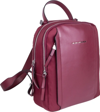 Рюкзак женский Piquadro Lyra CA5566W92T/BO бургунди ткань/натур.кожа