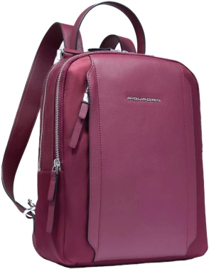 Рюкзак женский Piquadro Lyra CA5566W92T/BO бургунди ткань/натур.кожа