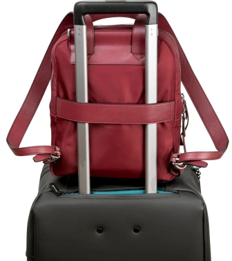 Рюкзак женский Piquadro Lyra CA5566W92T/BO бургунди ткань/натур.кожа