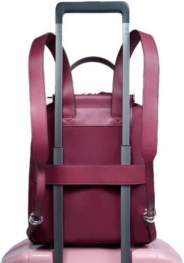 Рюкзак женский Piquadro Lyra CA5566W92T/BO бургунди ткань/натур.кожа