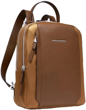 Рюкзак женский Piquadro Lyra CA5566W92T/CU коричневый ткань/натур.кожа