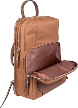 Рюкзак женский Piquadro Lyra CA6216W92T/CU коричневый ткань/натур.кожа