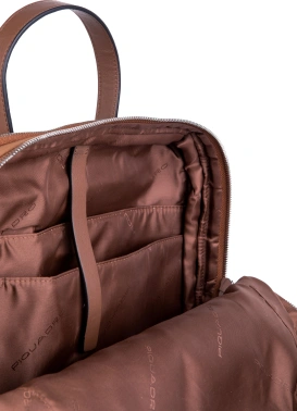 Рюкзак женский Piquadro Lyra CA6216W92T/CU коричневый ткань/натур.кожа