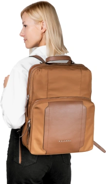 Рюкзак женский Piquadro Lyra CA6216W92T/CU коричневый ткань/натур.кожа