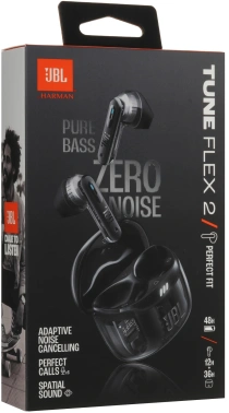 Гарнитура вкладыши JBL Tune Flex 2 Ghost Edition