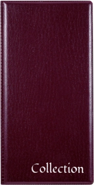 Папка с 20 прозр.вклад. Silwerhof Create ПВХ 0.25мм бордовый