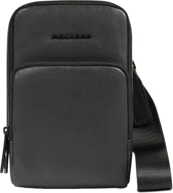 Чехол для смартфона Piquadro Harper AC6851APR/N черный натур.кожа