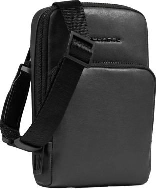 Чехол для смартфона Piquadro Harper AC6851APR/N черный натур.кожа