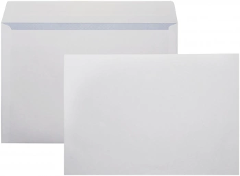 Конверт Silwerhof Eco С40.10.50 C4 229x324мм белый силиконовая лента 90г/м2 (pack:50pcs)