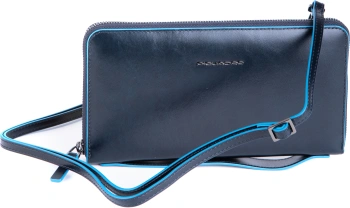 Клатч Piquadro Blue Square AC6732B2R/BLU2 синий натур.кожа