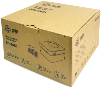 Термопринтер Cactus  CS-TP-D410U-W