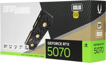 Видеокарта Zotac PCI-E 5.0  RTX 5070 SOLID