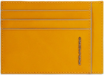 Чехол для кредитных карт Piquadro Blue Square PP2762B2R/G шафрановый натур.кожа