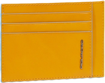 Чехол для кредитных карт Piquadro Blue Square PP2762B2R/G шафрановый натур.кожа