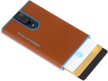 Чехол для кредитных карт Piquadro Blue Square PP4825B2BLR/M каштановый натур.кожа