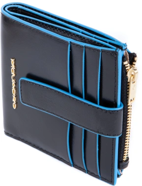 Чехол для кредитных карт Piquadro Blue Square PP6843B2R/N черный натур.кожа