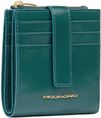 Чехол для кредитных карт Piquadro Blue Square PP6843B2R/OT3 синий петроль натур.кожа